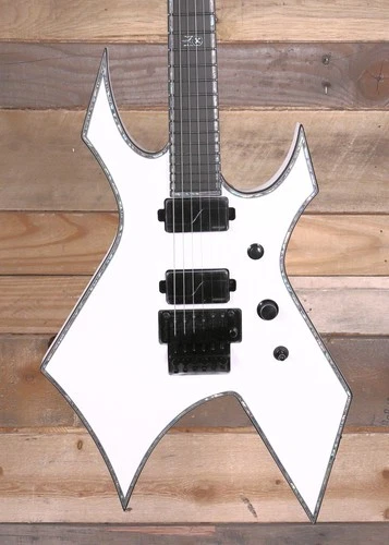 BC Rich Warlock Extreme Electric Guitar Matte White w/ Floyd Rose Opens in a new window or tab