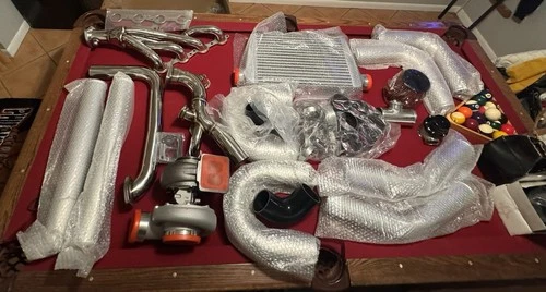 XS-POWER GT45 T4 Twin-Scroll Turbo Kit — LSX / LS1 / LS2 BOOST Power