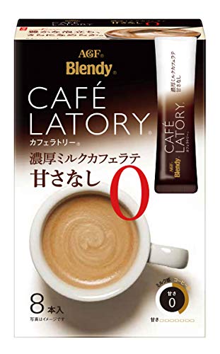 AGF Blendy Kafera Tree Stick Thick Milk Latte Non-Sweet 8 × 6 Boxes