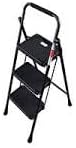 Eurostep 3 Step Black Stair Wide Step Eurotower New Generation Ladder Slim
