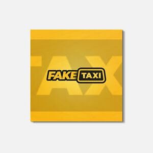 Pack of 6-2'' Stickers - Fake Taxi Graphic Vinyl Decal Sticker