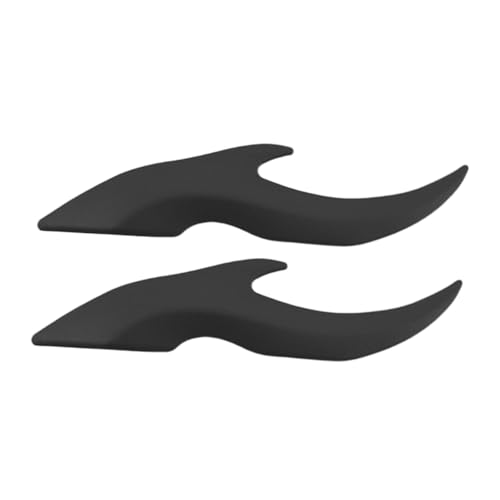 MagiDeal 2 Pieces Car Roof Dragon Horn Modification 3D Auto Roof Decoration Stickers Fantasy Waterproof Decorative Car Exterior Decor, Black