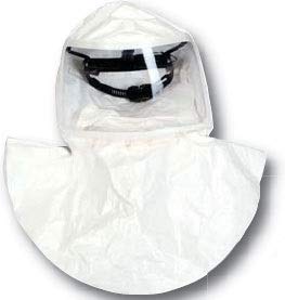 MSA 10084820 OptimAir TL Hood with Suspension for Powered Air-Purifying Respirator, Single-Bib, 6A Connector (Pack of 4)