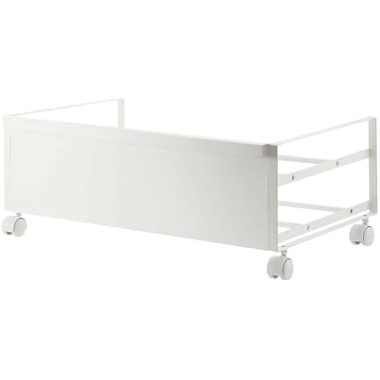 YAMAZAKI Home Frame Rolling Shoe Rack, Compact Entryway Or Bedroom Metal Shoe Organizer with Wheels, 9 - Steel - Holds 4 Shoes, 6 Heels