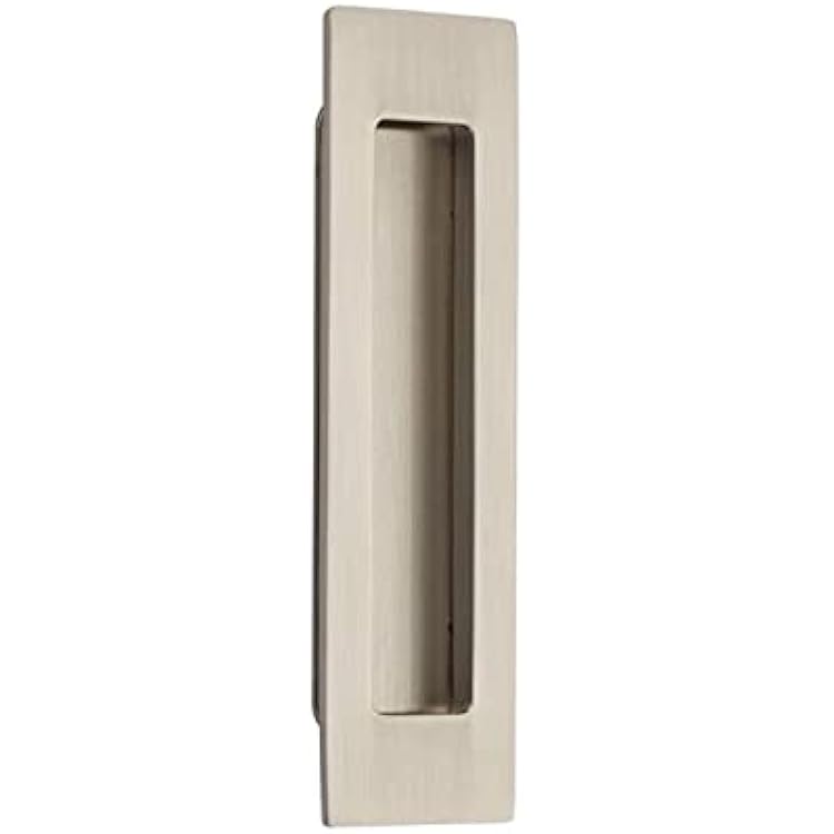 Emtek 220306US15 Emtek 220306 Modern Rectangular 6 Inch Tall Rectangular Flush Door Pull