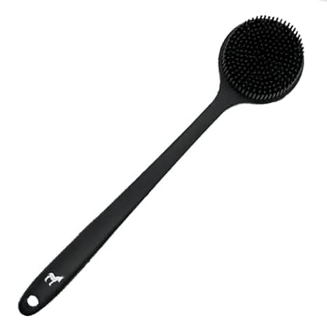 Pete & Pedro Long Handle Bath & Body Shower Scrub Brush Exfoliating Tool | Two Sided Shower Scrub Brush For Men And Women Reaches Hard Areas, Exfoliates Skin, And Cleanses Head-to-Toe