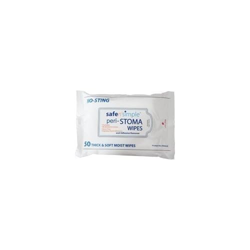 Safe N Simple Adhesive Remover Wipe, 50Package
