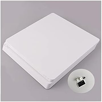 New Replacement Top Upper & Bottom Lower Housing Shell Case Cover Protective Cover for PS4 Slim Console White