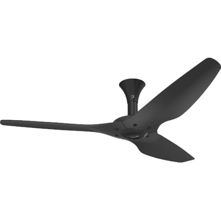 Big Ass Fans - Haiku, 60 Diameter, Smart Indoor Ceiling Fan, Low Profile Mount, Aluminum Color Finishes Black