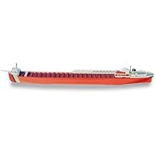 TheRoller3d 12" Prebuilt Display Model Ship (William Clay Ford 1ft Length Model)