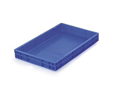 ARISTO Portable and Stackable Plastic Storage Container Box Crate 64080 CC designed for multipurpose storage Blue