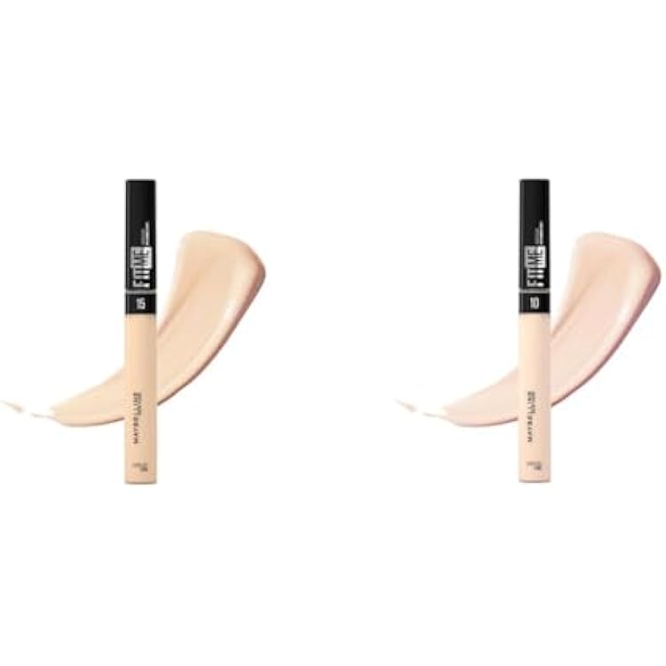 Maybelline New York Fit Me Liquid Concealer Makeup Bundle with Light and Fair Shades