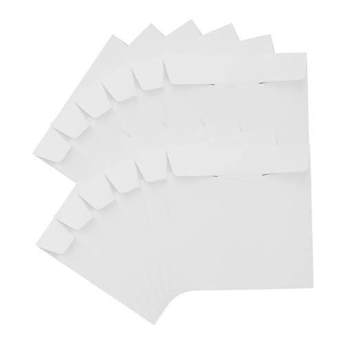 50pcs CD Paper Sleeves Envelopes Storage Bags for DVDs and Media Sturdy Kraft Material Easy Open Design for Organizing Music and Movies