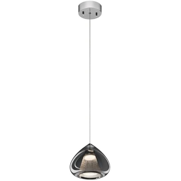 Elan 84020 Zin Pendant, 1 Light LED 7 Watts, Chrome