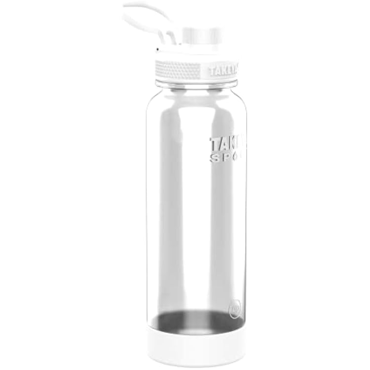 Takeya Tritan Sport Water Bottle with Spout Lid - BPA-Free & Dishwasher-Safe Water Bottle - Reusable Bottle with Lid Handle - Simple Leak-Proof Water Bottle - 40 oz, Extreme Air