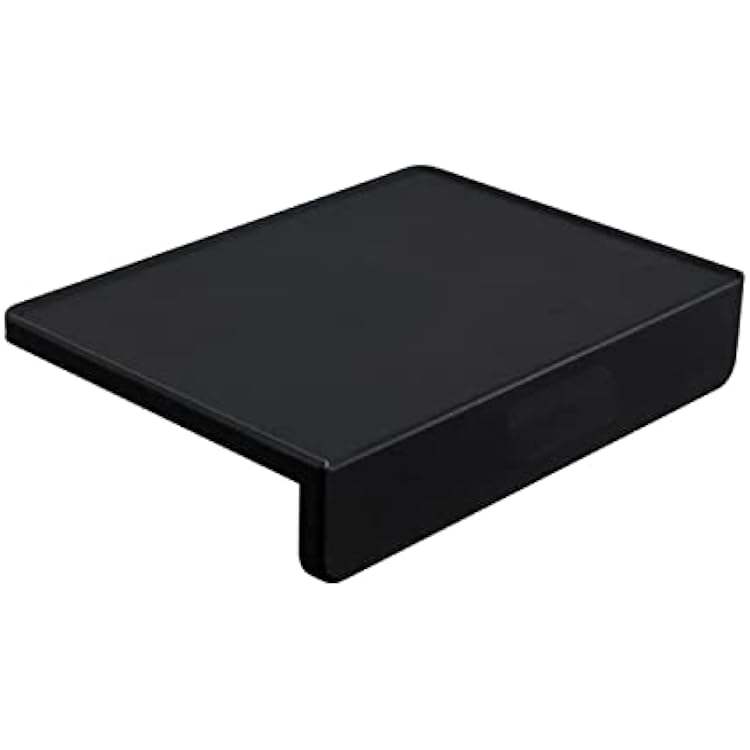 Food Grade Silicone Rubber Coffee Espresso Tamping Mat with Corner Edge, Black