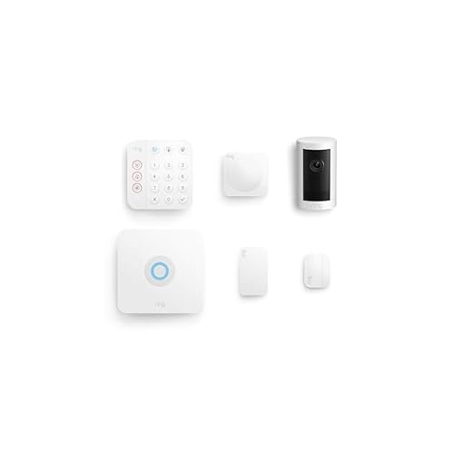 Ring Alarm 5-Piece Kit with Ring Outdoor Cam Plus, Battery