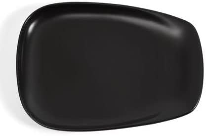 notNeutral Lino Porcelain Plate (Black, Small, Pulled)