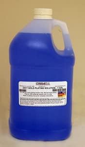 Caswell 24CT GOLD PLATING SOLUTION - 2 GAL