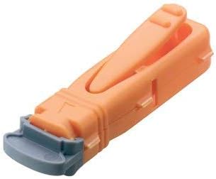 Lancet Safety Needle 2.0 mm Depth 21 Gauge Push Button Activated, at 1014 - Box of 200