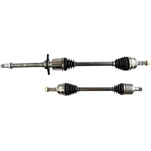 Front Driver and Passenger Side CV Axle Assembly 2 Piece Set Compatible with 2011-2013 Odyssey Touring 2011-2013 Odyssey Touring Elite 2014-2017 Honda Odyssey