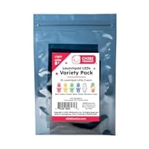 Launchpad LEDs Variety Pack (6 Colors) - Variety Pack, Red, Yellow, Green, White, Blue and Rainbow Fade (Mixed, 30 Pack)