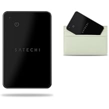 Satechi FindAll Wallet Card with Find My, Wallet Tracker Card with Left Behind Notification, Sound Alert and Wireless Charging, Works with iPhone, iPad, Mac Black