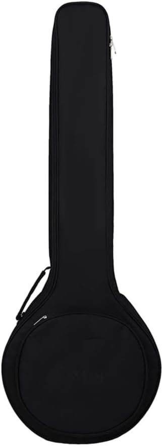 Banjo Gig Bag Backpack, Padded Water-Resistant Case for 5-String Banjo, Travel Backpack with Shoulder Straps & Multiple Pockets