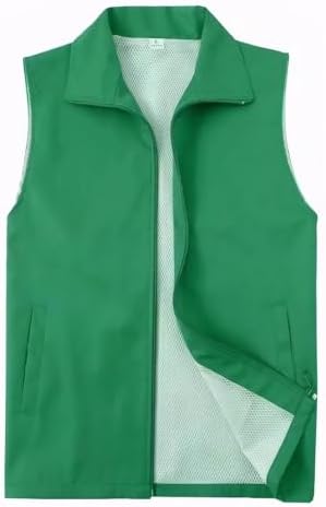 Unisex Volunteer Activity Vest, Supermarket Uniform Vests, Clerk Workwear