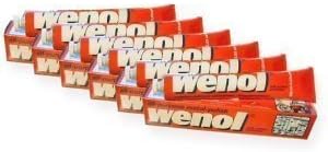 Wenol Metal Polish Cream for Brass, Copper, Silver, Gold, Stainless Steel, Chrome, and More, 100 ml Tube, 6 Pack