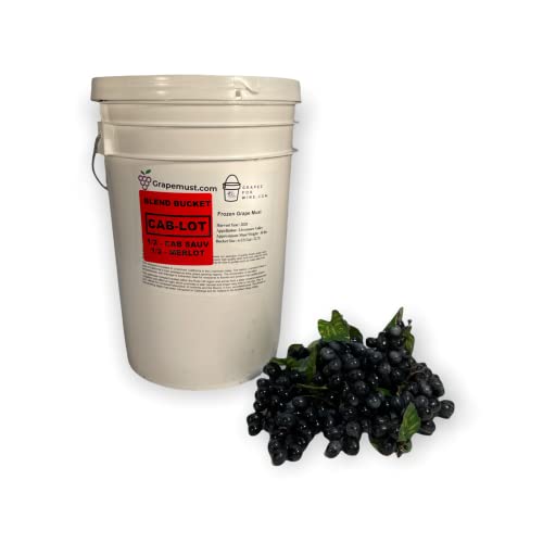2020 CAB-LOT Cabernet  Merlot Blend Bucket Frozen Grape Must 6 Gallons - Livermore Valley California
