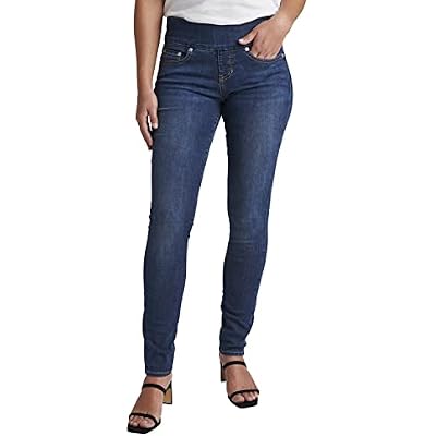 JAG Womens Nora Mid Rise Skinny Pull-on Jeans