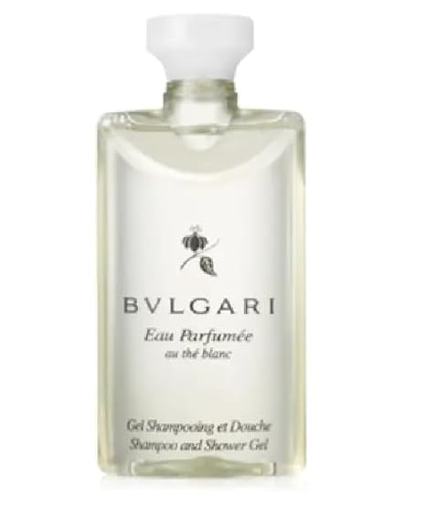 BVLGARI 2.5 Fl Oz Shampoo and Shower Gel Au The Blanc White Tea Pack of 1