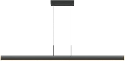 Modern LED Linear Pendant Light Kitchen Island LED Modern Adjustable Metal Aluminum Hanging Lamp Ceiling Lighting Fixture for Dining Table, Office Suspension Lights Hanging Ceili
