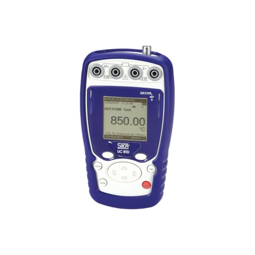 Process RTD Calibrator Handheld Temperature Simulator & Measurement Meter 0.012% Accuracy | for Pt100, Pt1000, Ni100, Cu10, RTD Sensors  Logging - SIKA RTD UC RTD.2