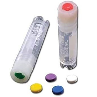 Argos Technologies Cryovial Cap Insert, Red; 100/Pk