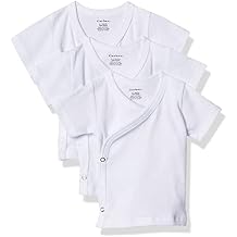 Gerber baby-girls 3-pack Short-sleeve Side-snap Shirt