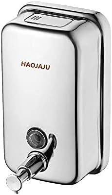 Stainless Steel soap Dispenser Wall Mounted, Wall Mount Soap Dispenser for Bathroom and Kitchen, Marketplace,Hotel (800ml)