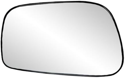 Fit System 88186 Driver Side Non-Heated Mirror Glass w/Backing Plate, Toyota Corolla, Matrix, 4 5/16" x 6 15/16" x 6 3/4"