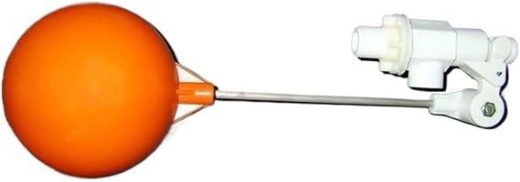 Float Ball Switch Water Controller, Cold and Hot Water Tank Floating Ball Valve Stem Flow Control Cistern(25 mm)