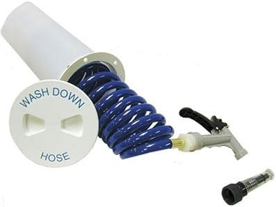 T. H. Marine WDSB-2-B Washdown Station And Hose, Color Polar White