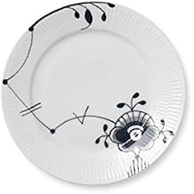 Royal Copenhagen Black Fluted Mega 8.75" Lunch/Dessert Plate