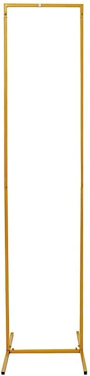 Balsa Circle 7 feet Gold Metal Floral Display Frame Rectangle Backdrop Stand Wedding Arch Party Events Reception Home Decorations