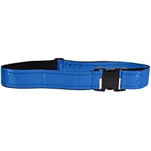 Heavy Duty Reflective Vinyl Belt w/Buckle-Blue