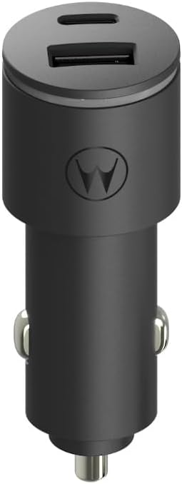 Motorola TurboPower Share Car Charger- 45W Dual Port USB-A, USB-C Output