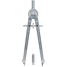 Alvin, Bow Compass, Geometry, Precision and Drafting Compass, Center Wheel Spindle - 6 Inches