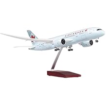 43cm 1:130 for Air Canada Boeing B787 Airbus Scale Die-cast Airplane Model with Lights Playkits