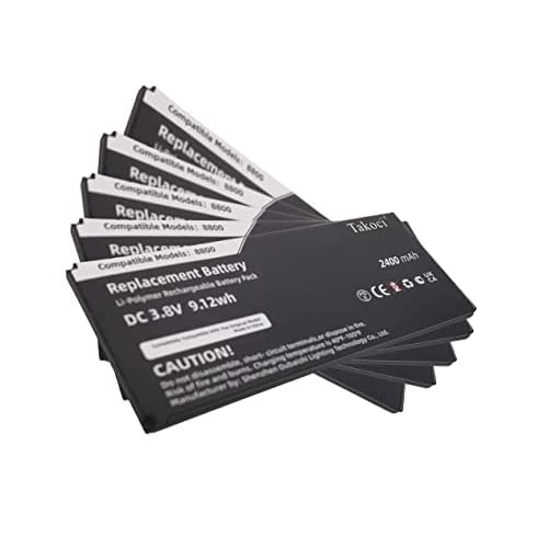 CP-BATT-8821 Replacement 5-Pack Battery for Cisco 8821, CP-8821-EX-K9-BUN, CP-8821-K9-BUN, Wireless IP Phone 8821, 3.8V 2400mAh