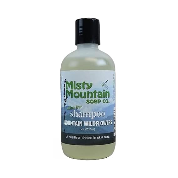 Liquid Shampoo - Mountain Wildflowers - Handmade - 100% Sulfate Free - by Misty Mountain Soap Co.