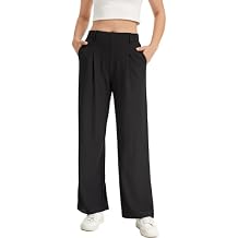 ZTN Wide Leg Pants Woman Stretchy Work Dress Pants Women Pull on Business Casual Slacks Trousers 28"/30"